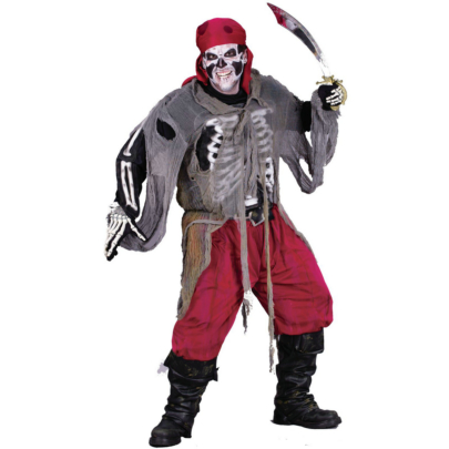 Buccaneer Bones Pirate Adult Costume 1 Buccaneer Bones Pirate Adult Costume