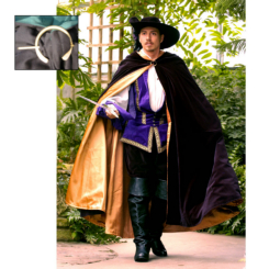 Noble Cloak With Pin Renaissance Collection Adult Costume