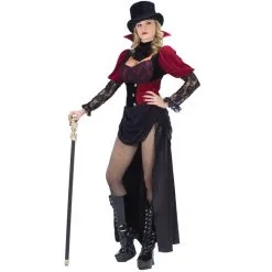 Burlesque Victorian Vampiress Adult Costume