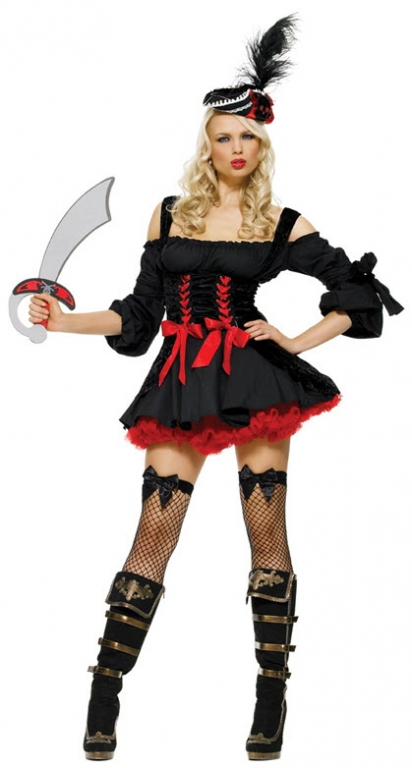 Pirate Wench Adult Costume 1 Pirate Wench Adult Costume
