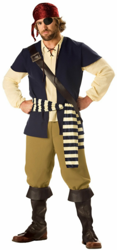 Pirate Rogue Adult Costume 1 Pirate Rogue Adult Costume
