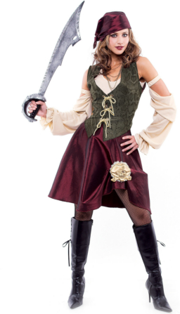 High Seas Pirate Adult Costume 1 High Seas Pirate Adult Costume
