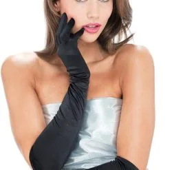 French Kiss Black Gloves