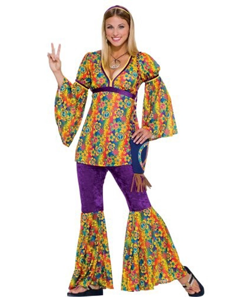 Teen Hippie Chick Costume 1 Teen Hippie Chick Costume