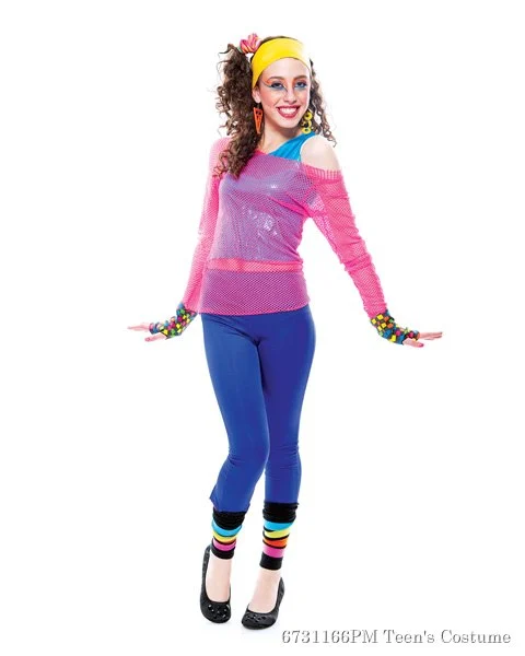 Teen Dramarama 80s Dance Star Costume 1 Teen Dramarama 80s Dance Star Costume