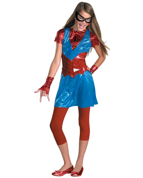 Girls Spider-Girl Costume 1 Girls Spider-Girl Costume