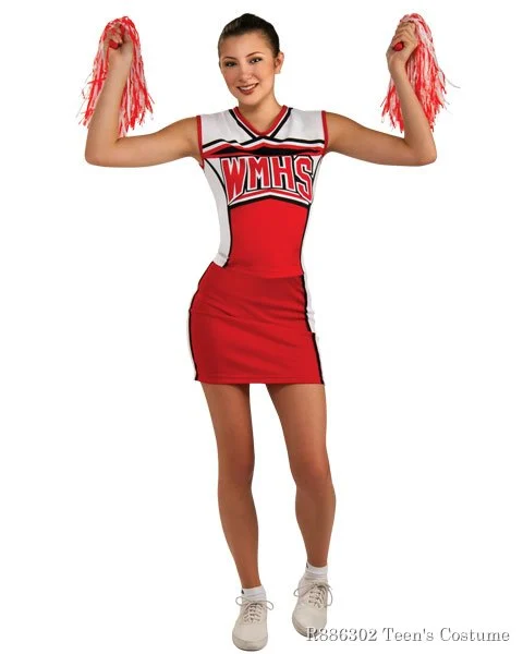 Glee Cheerleader Teen Girls Costume 1 Glee Cheerleader Teen Girls Costume