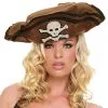Brown Women's Pirate Hat