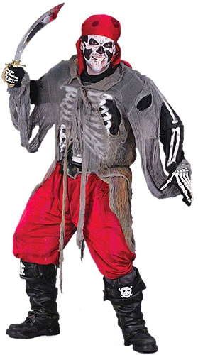 Buccaneer Bones Adult Costume 1 Buccaneer Bones Adult Costume
