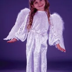 Angel White Velvet Toddler Costume