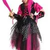 Girls Pink Caribbean Pirate Costume