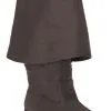 Brown Leather Pirate Boots