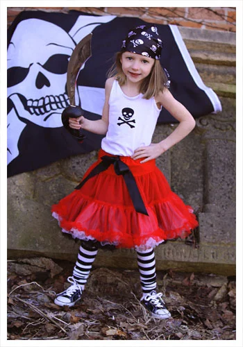 Child Tutu Pirate Costume 1 Child Tutu Pirate Costume
