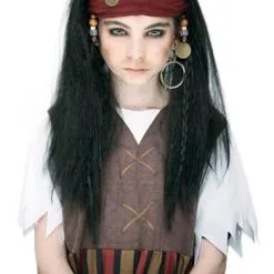 Kids Caribbean Pirate Wig