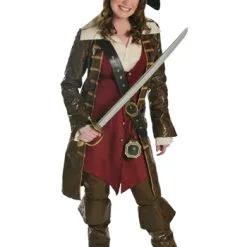Teen Girls Caribbean Pirate Costume